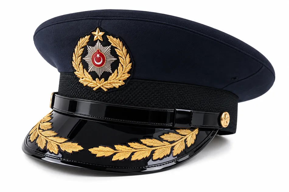 BUJE Resmî Stil Şapka Tasarım Örneği / Lacivert