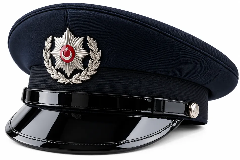 BUJE Resmî Stil Şapka Tasarım Örneği / Lacivert