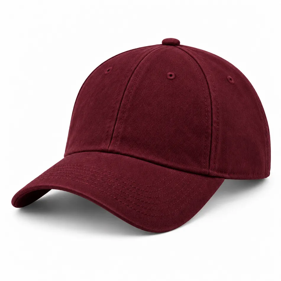 BUJE Bordo Düz Klasik Cap