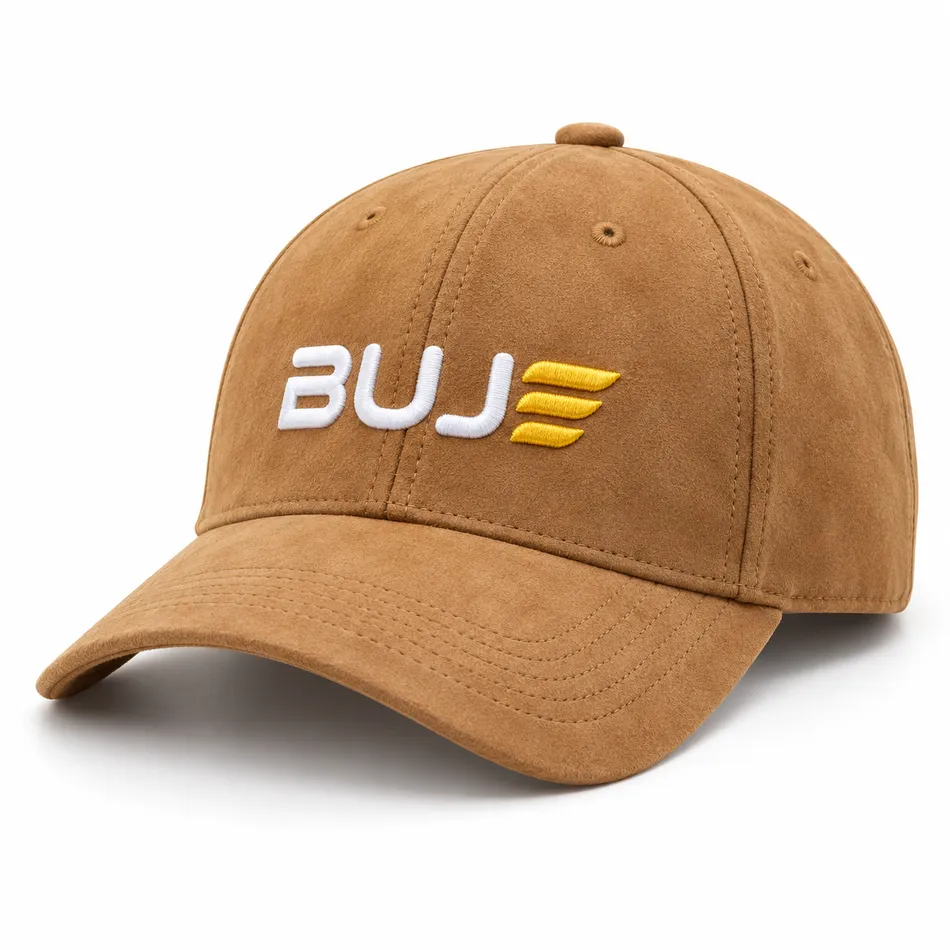 BUJE Camel BUJE Nakışlı Süet Görünümlü Cap; toptan üretim referans görseli