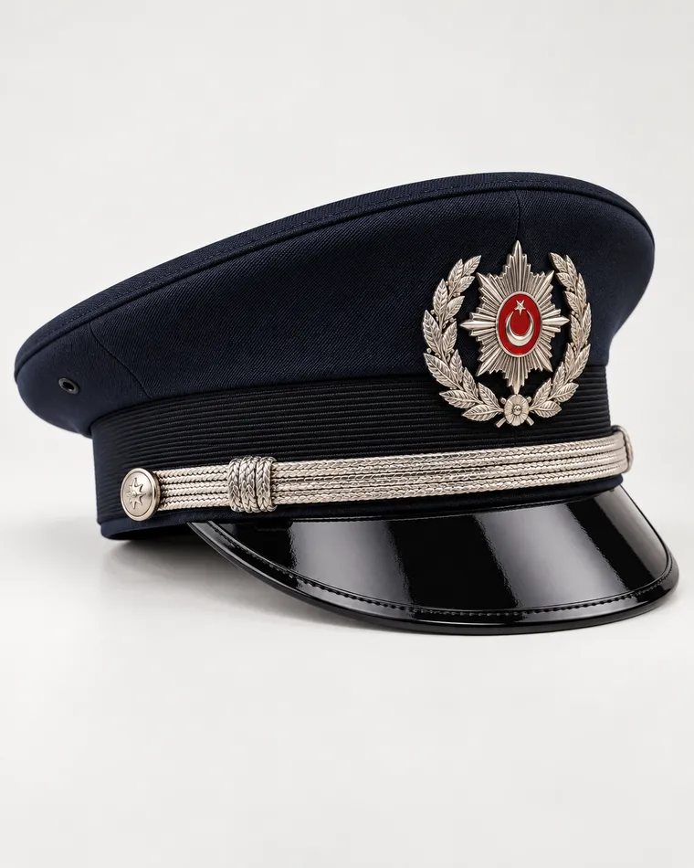 BUJE Resmî Stil Şapka Tasarım Örneği / Lacivert