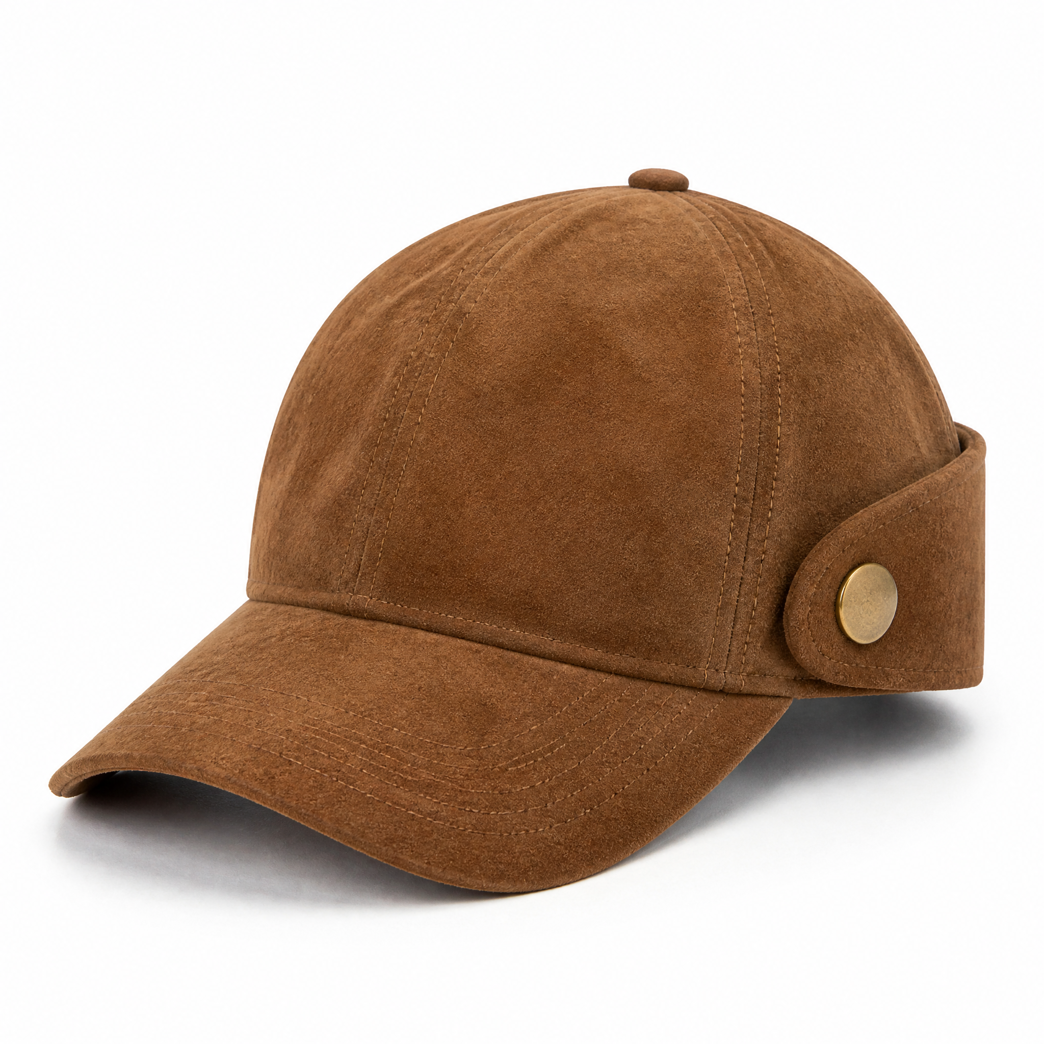 BUJE Atelier | Camel Süet Görünümlü Cap · fotoğraf 1/1