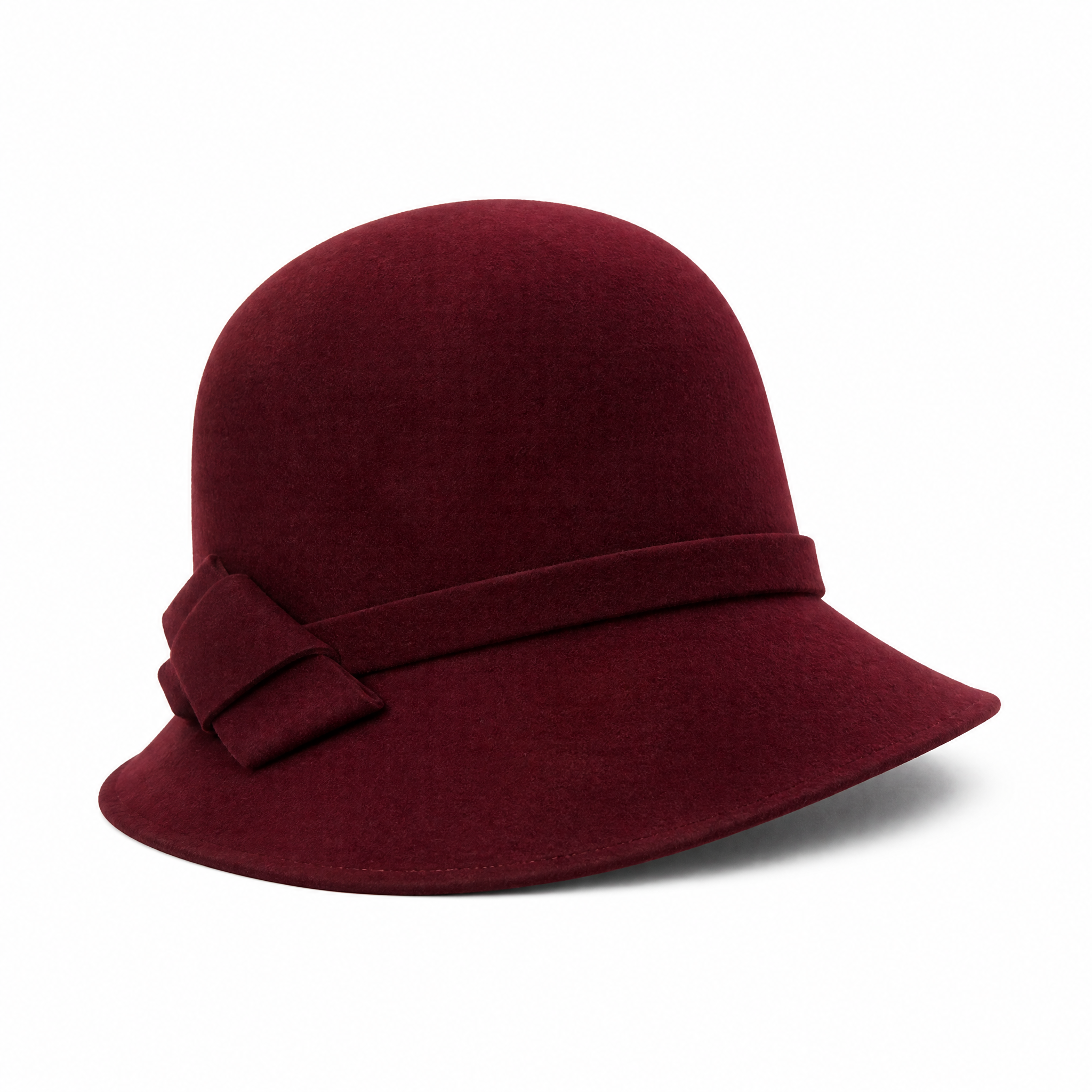 BUJE Atelier | Bordo Cloche Kadın Şapkası · fotoğraf 1/1