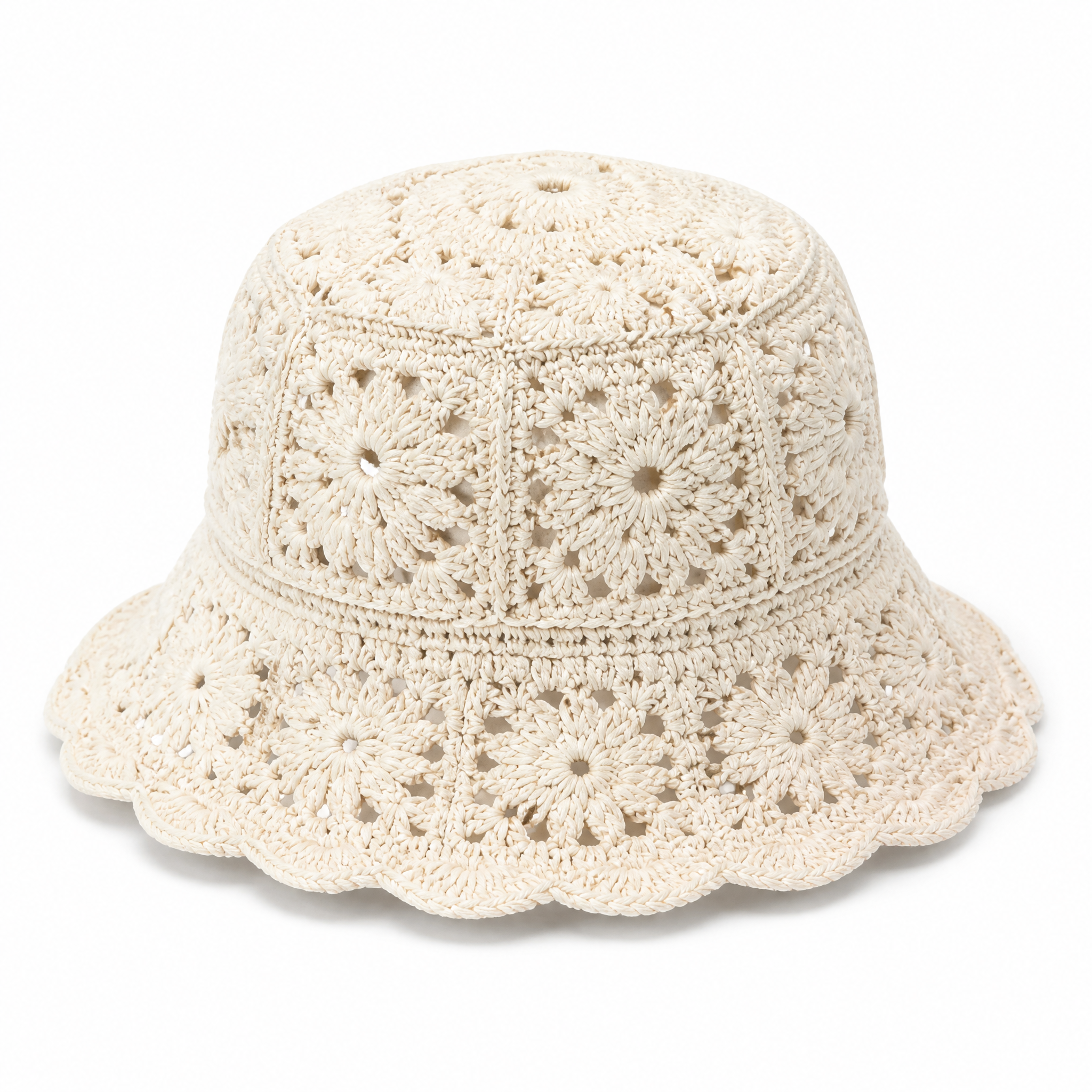 BUJE Atelier | Fildişi Örgü Bucket