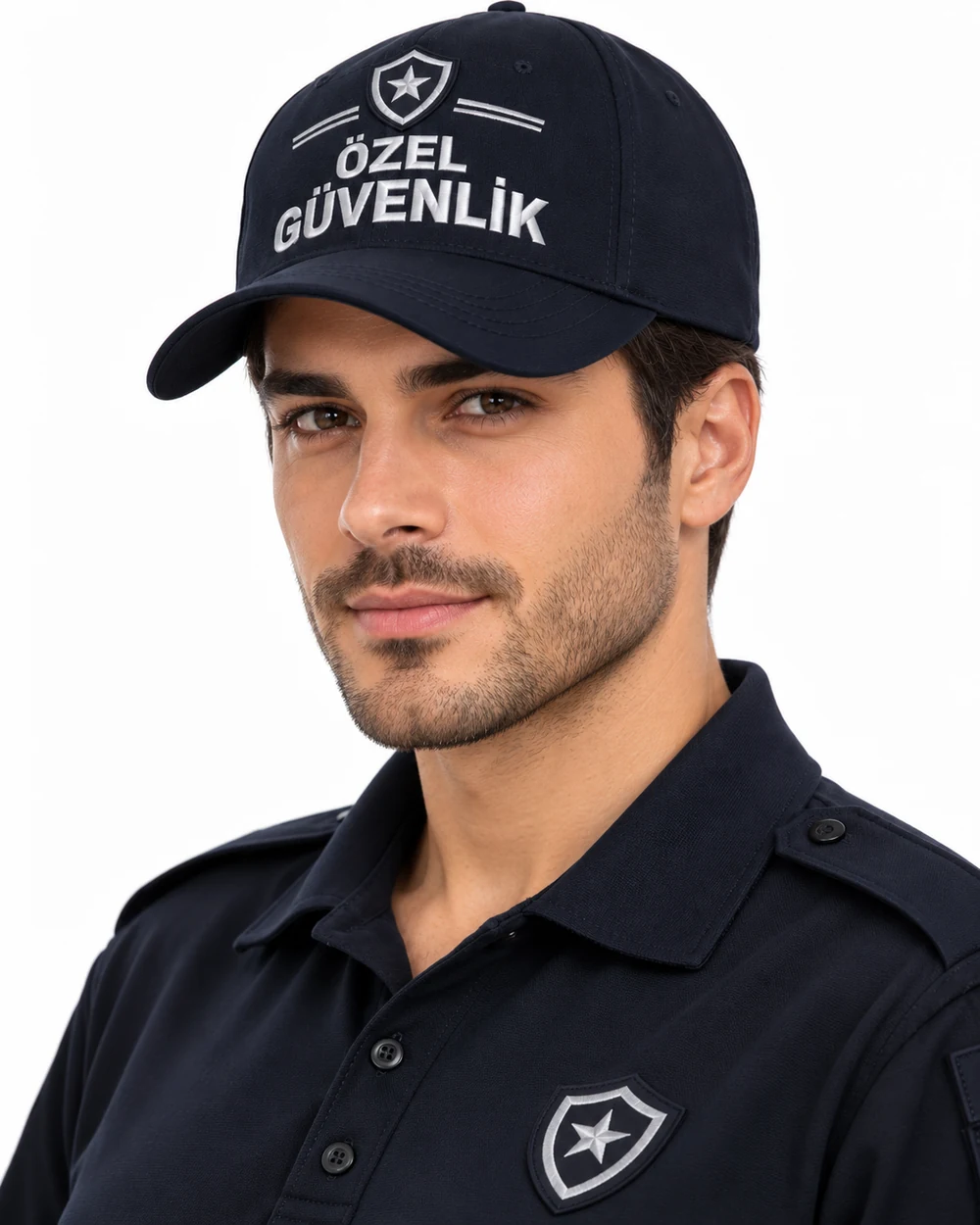 BUJE Özel Güvenlik Erkek Cap / Lacivert Gümüş Biyeli
