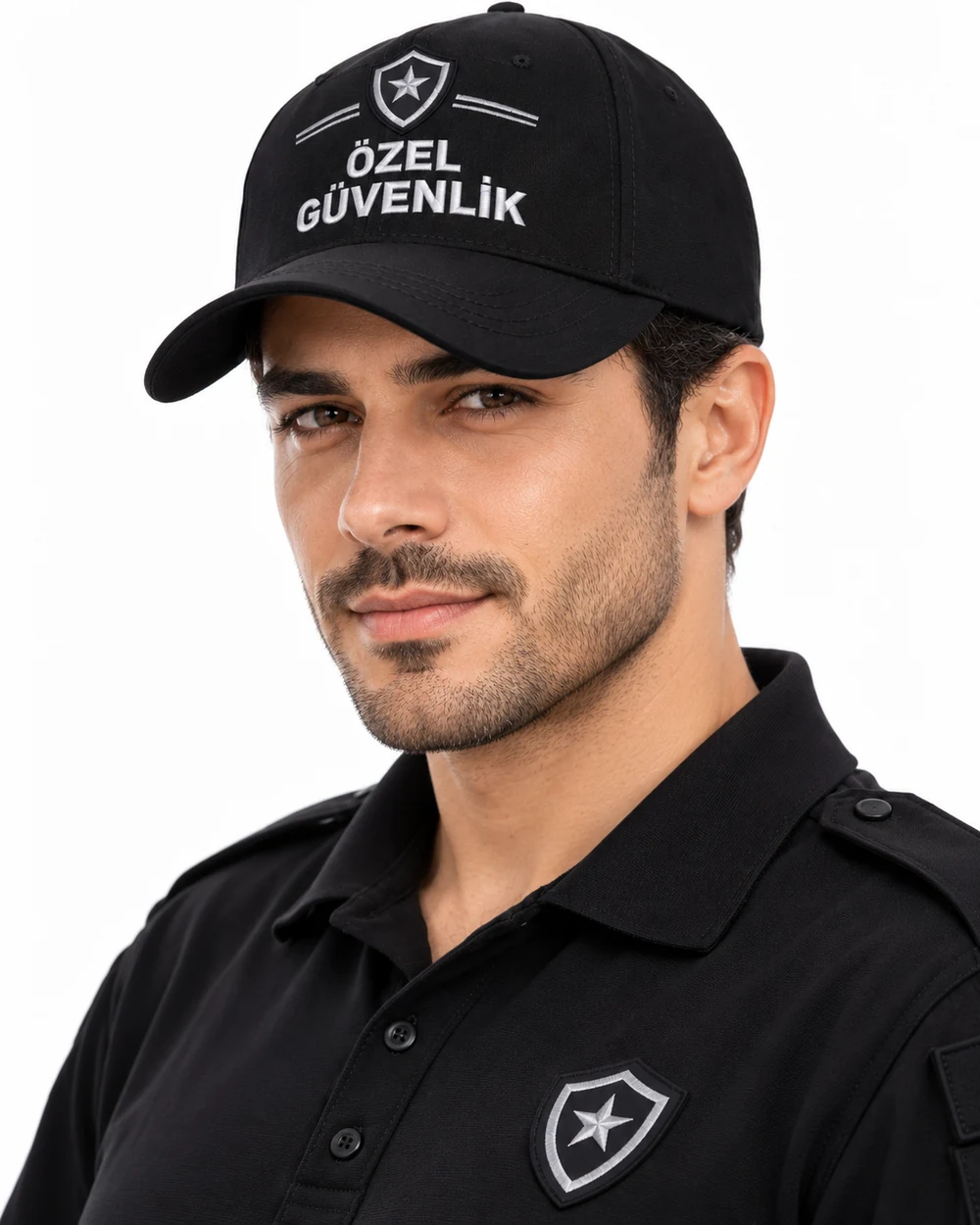 BUJE Özel Güvenlik Erkek Cap / Siyah Taktik Kurumsal