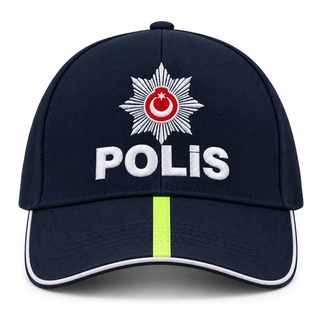 BUJE Lacivert Polis Şapka Ve Reflektif Şerit · fotoğraf 1/1