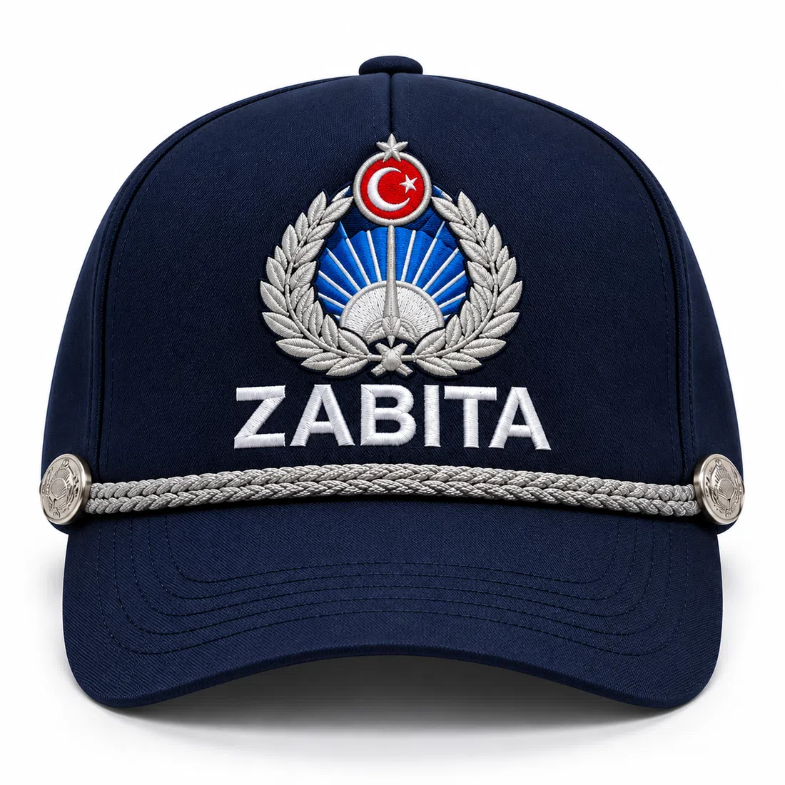 BUJE Lacivert Zabıta Şapka Ve Arması