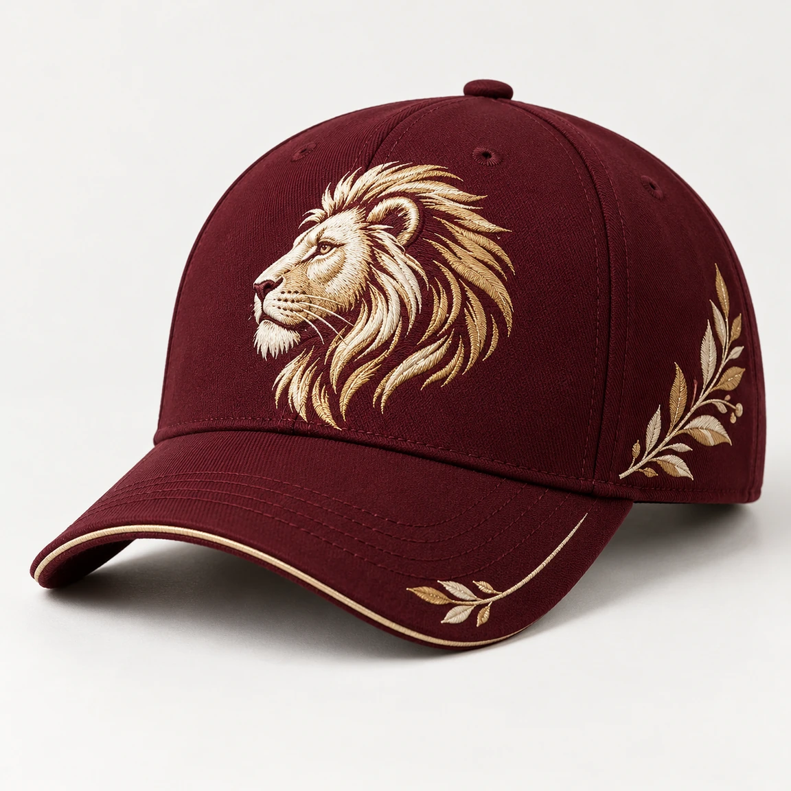 BUJE Aslan Nakışı Cap – Bordo – Seri 03