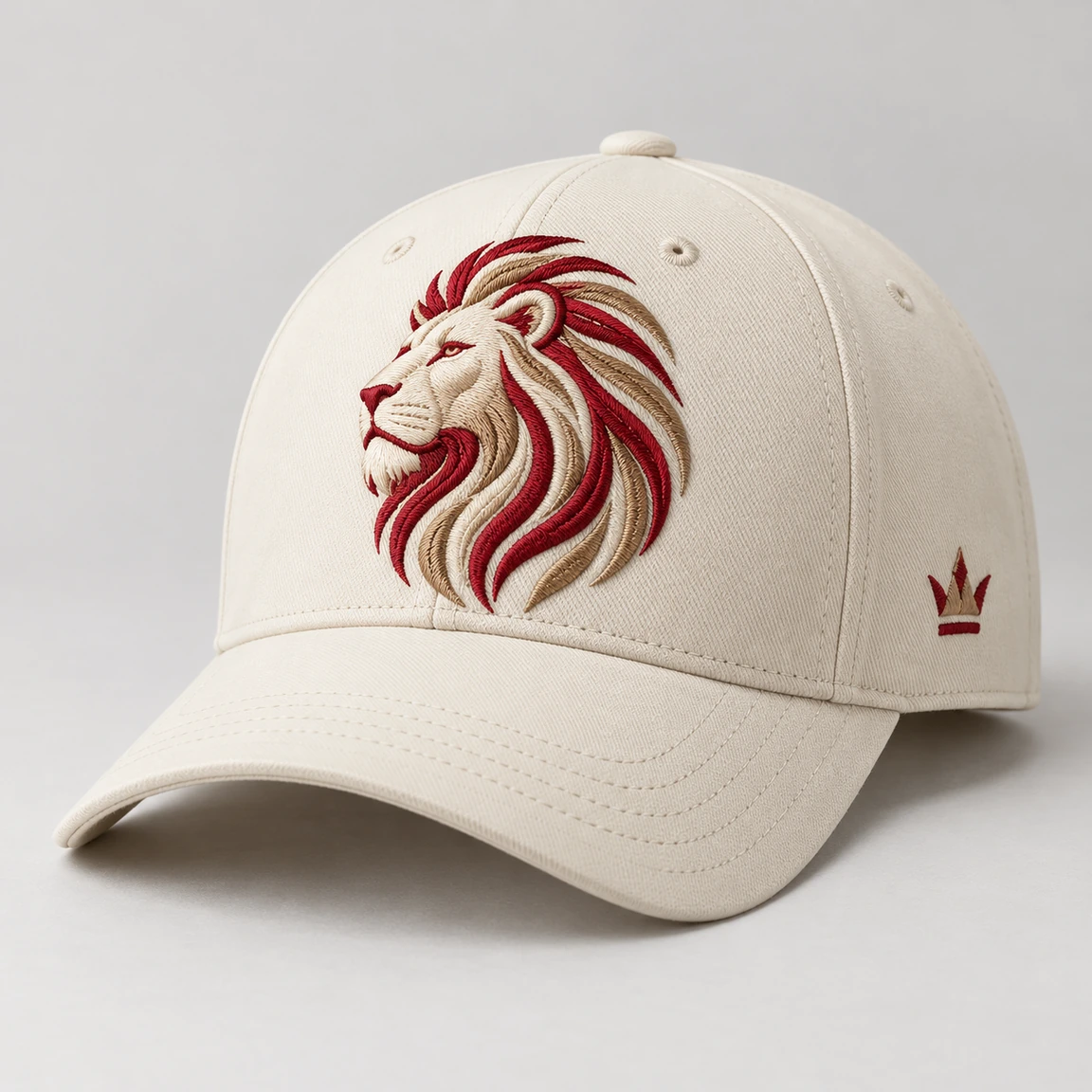 BUJE Aslan Nakışı Cap – Krem – Seri 05
