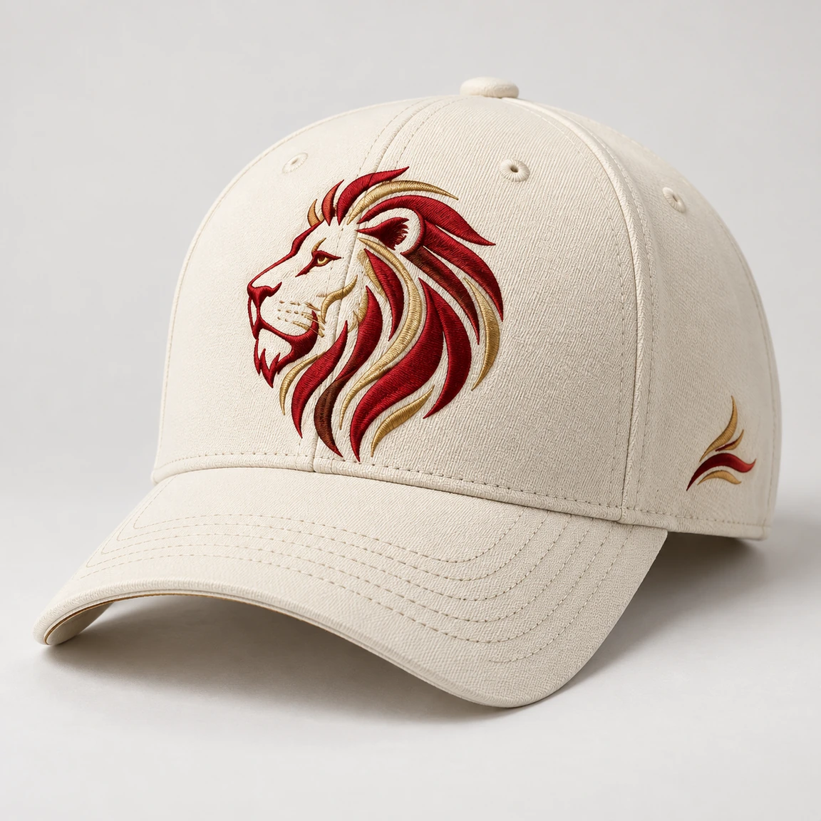 BUJE Aslan Nakışı Cap – Krem – Seri 06