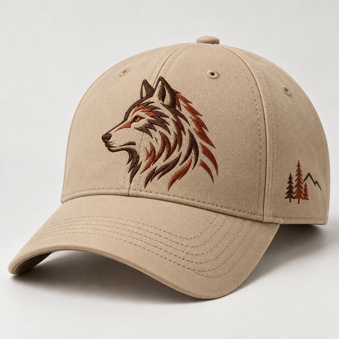BUJE Kurt Nakışı Cap – Bej – Seri 01
