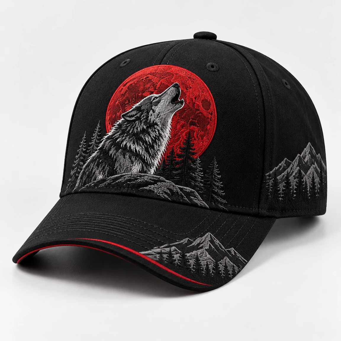 BUJE Kurt Nakışı Cap – Siyah – Seri 07