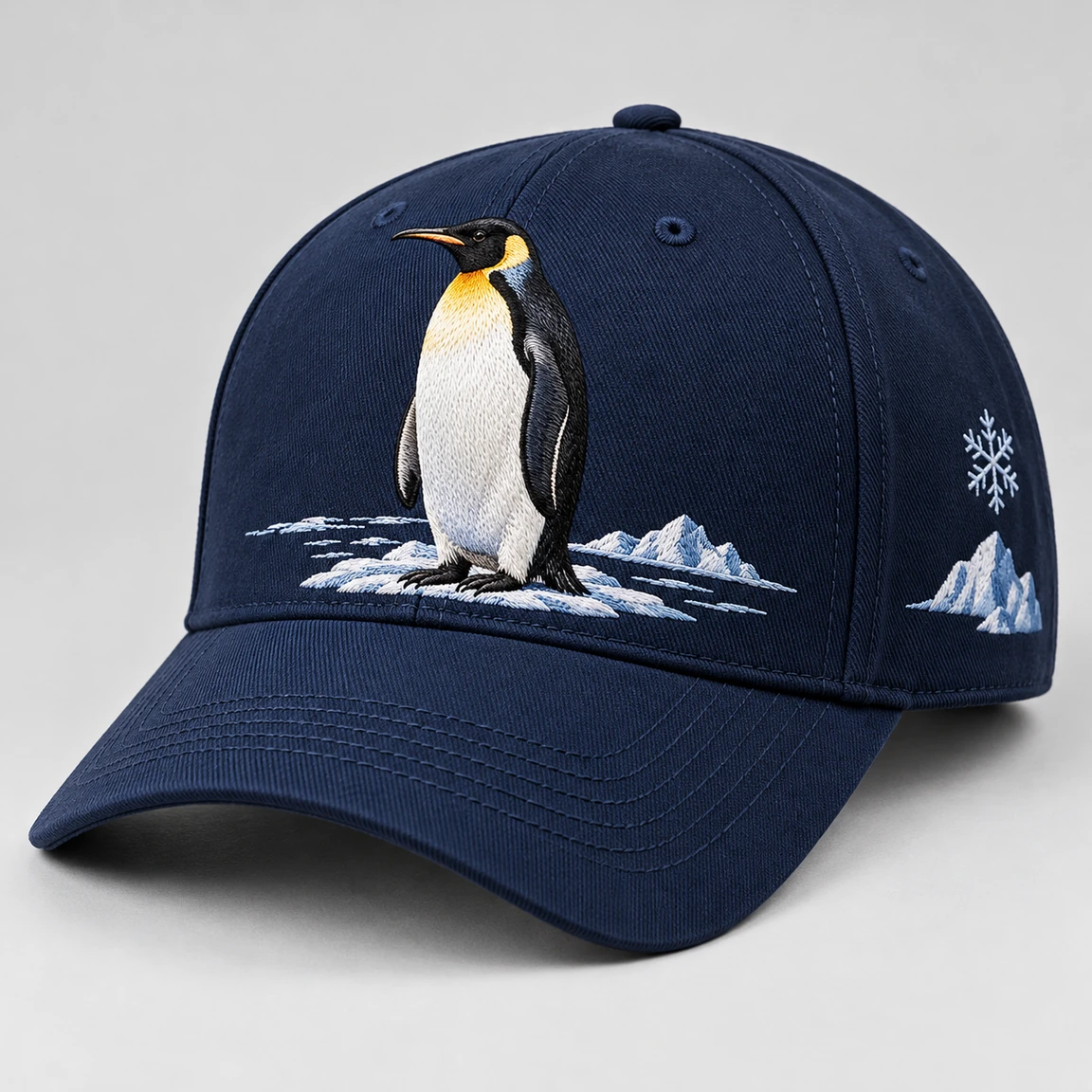BUJE Penguen Nakışı Cap – Lacivert – Seri 04