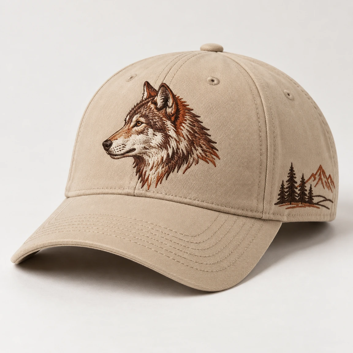 BUJE Kurt Nakışı Cap – Bej – Seri 02